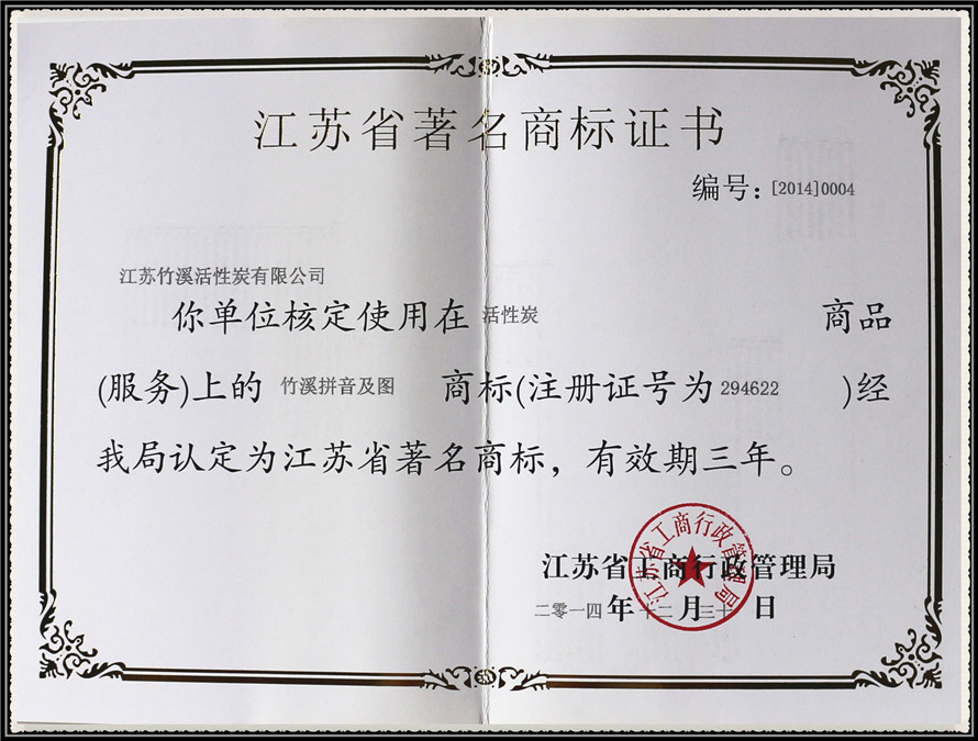 Famous trademark of jiangsu province